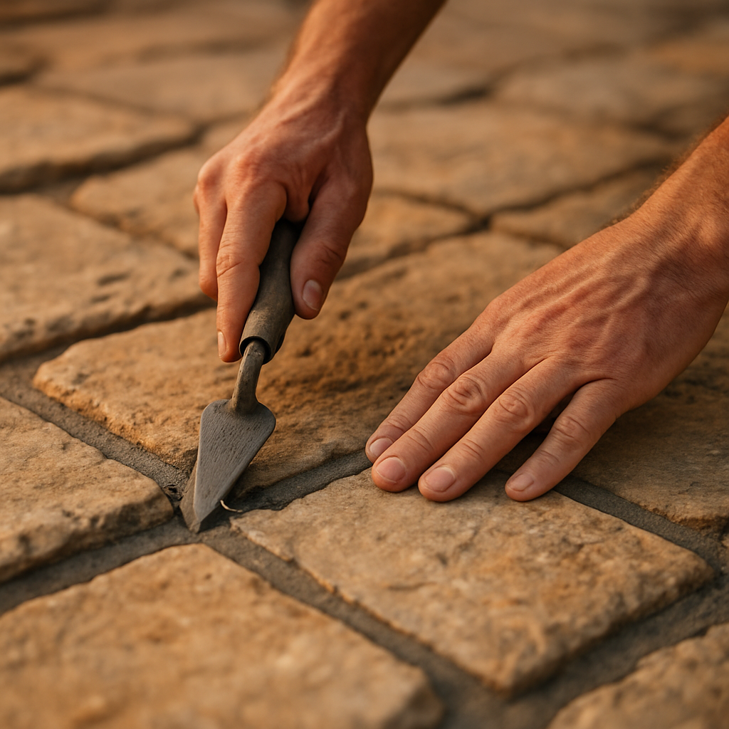 Professional patio repointing and restoration by Repoints and Restorations in Essex